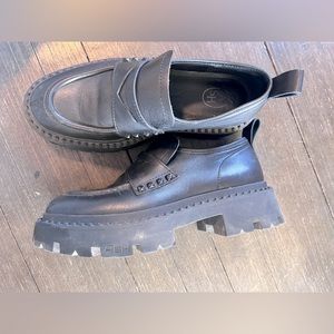 Platform Loafers by ASH leather upper rubber sole